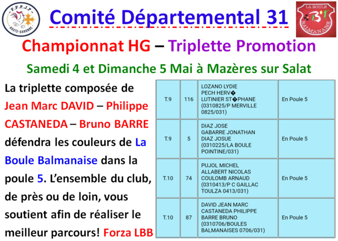 Championnat T Promotion Mazères 4_5/05/24
