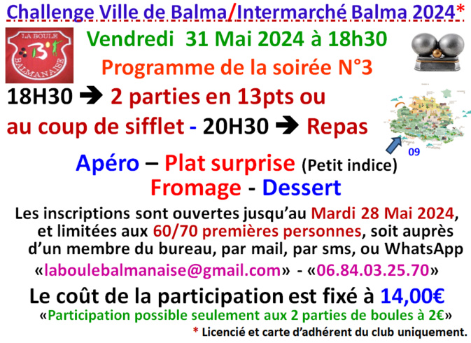 Challenge ville de Balma / Intermarché Balma 2024 Challenge ville de Balma / Intermarché Balma 2024