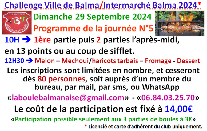 Challenge ville de Balma / Intermarché Balma 2024 Challenge ville de Balma / Intermarché Balma 2024