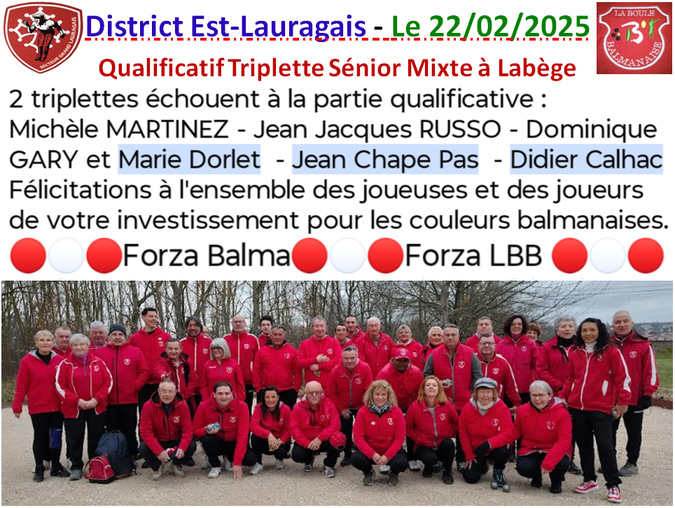 Qualificatif T mixte Labège 22/02/25 Qualificatif T mixte Labège 22/02/25