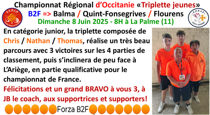 Championnat Régional D'Occitanie à La Palme 08/06/25 Championnat Régional D'Occitanie à La Palme 08/06/25
