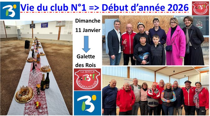 Vie du club => Début d'année 2026 Vie du club => Début d'année 2026
