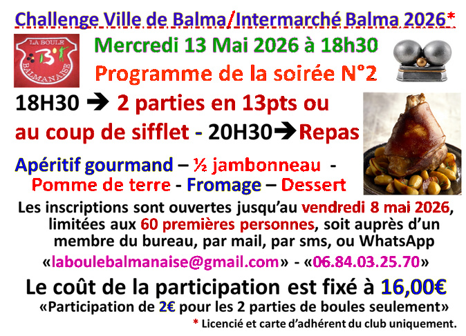 Challenge ville de Balma / Intermarché Balma 13/05/26