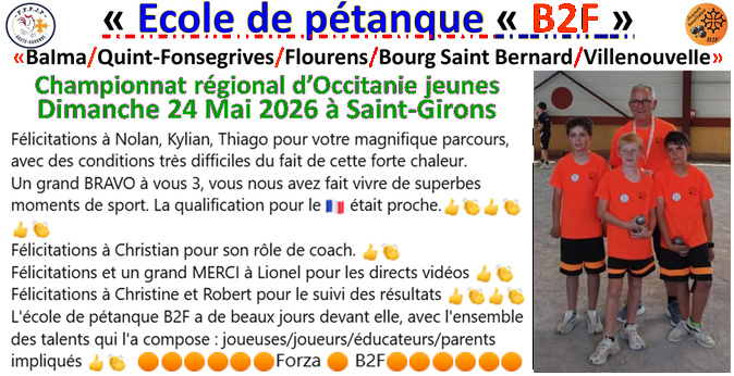Championnat d'Occitanie jeunes 2026