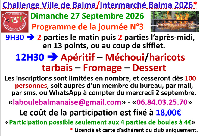Challenge ville de Balma / Intermarché balma 27/09/26