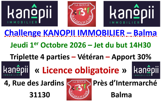 Challenge Kanopii Balma 01/10/26