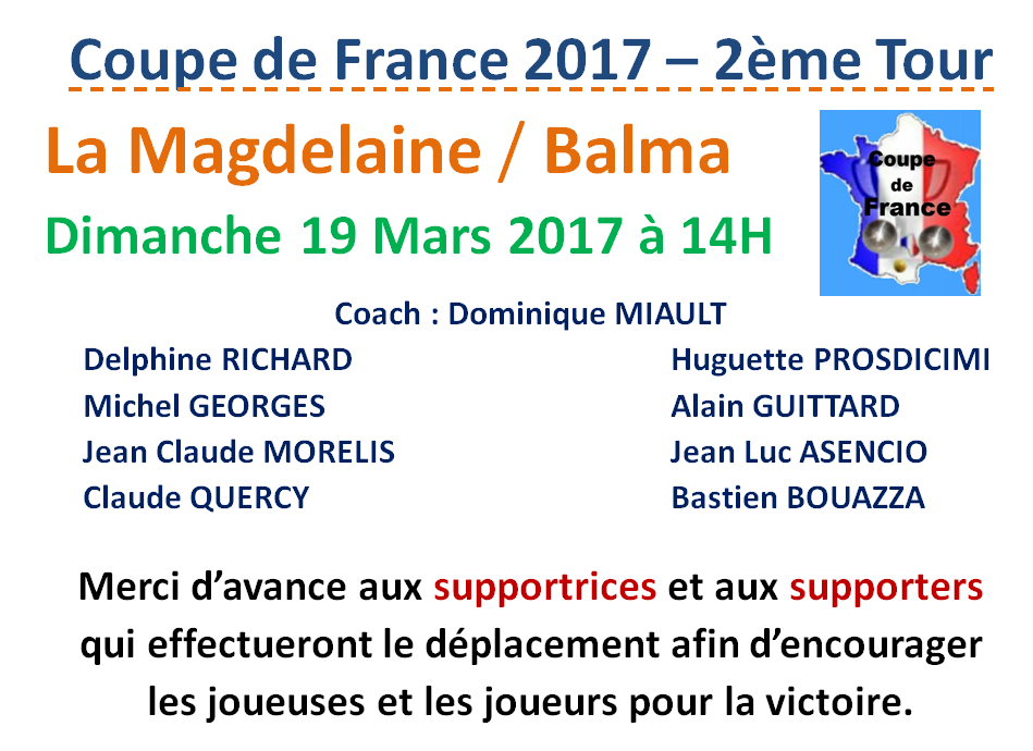 Coupe de France La Magdelaine / Balma