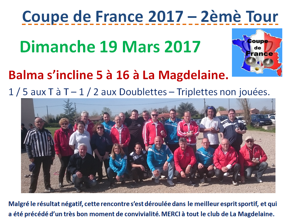 Coupe de France La Magdelaine / Balma