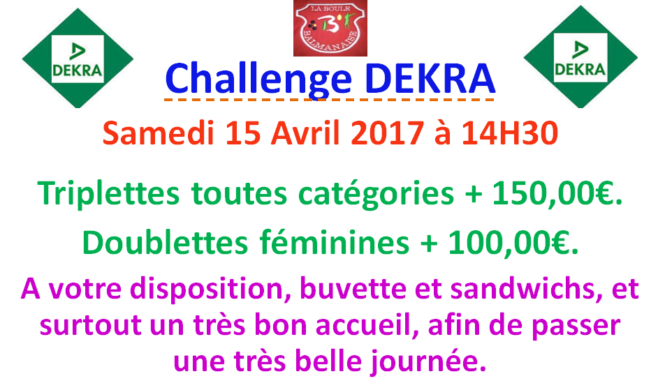 Challenge DEKRA 15.04.17
