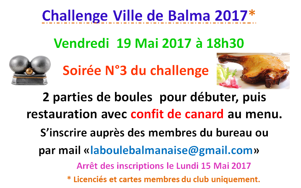 Challenge ville de Balma 19.05.17