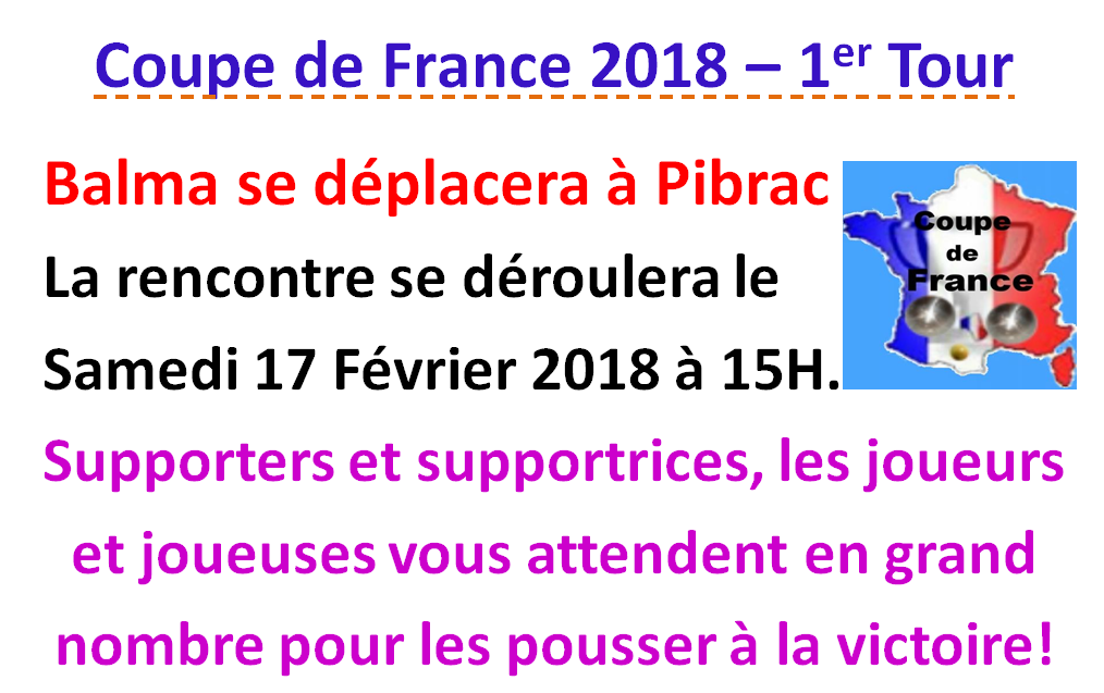 Coupe de France T1 17/02/18