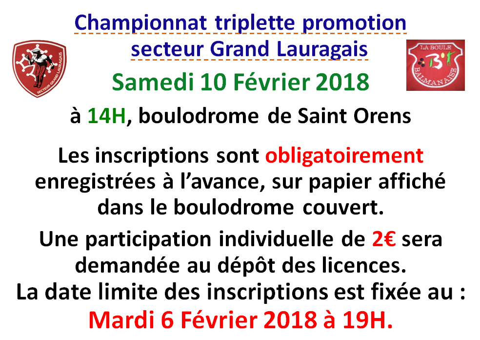 Championnat promotion Secteur GL Championnat promotion Secteur GL