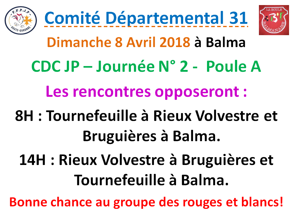 CDC JP à Balma 08/04/18