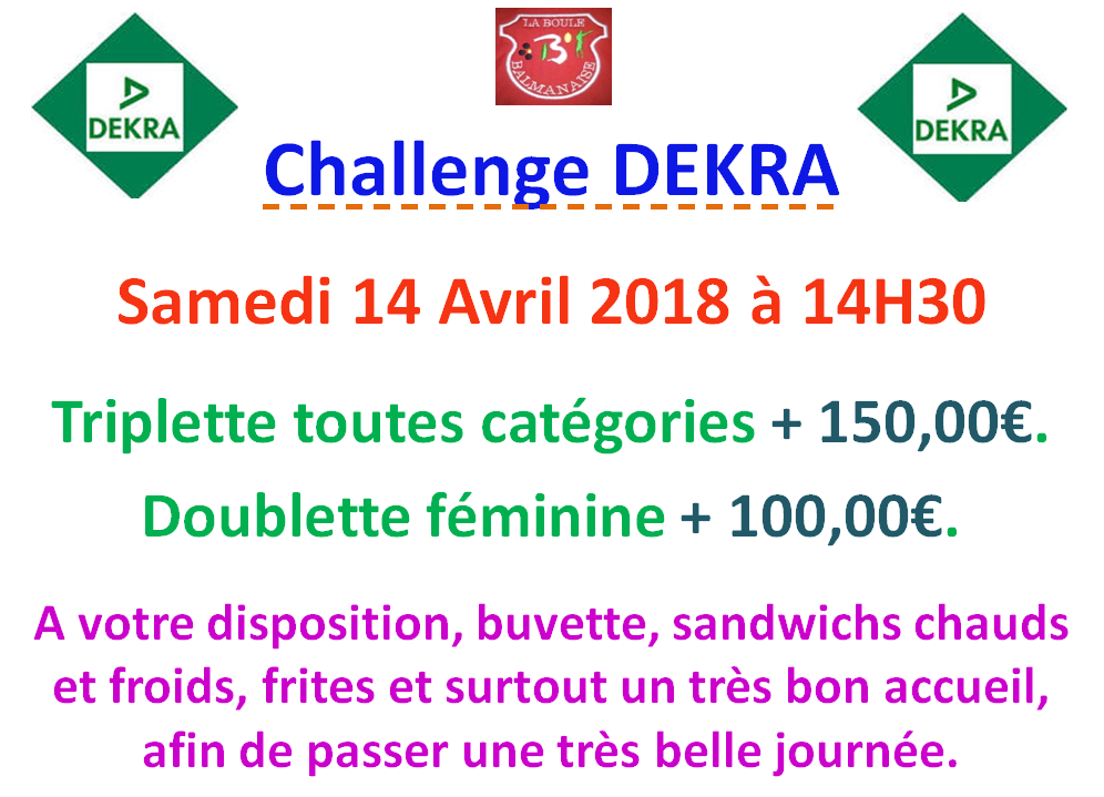 Challenge DEKRA 14/04/18
