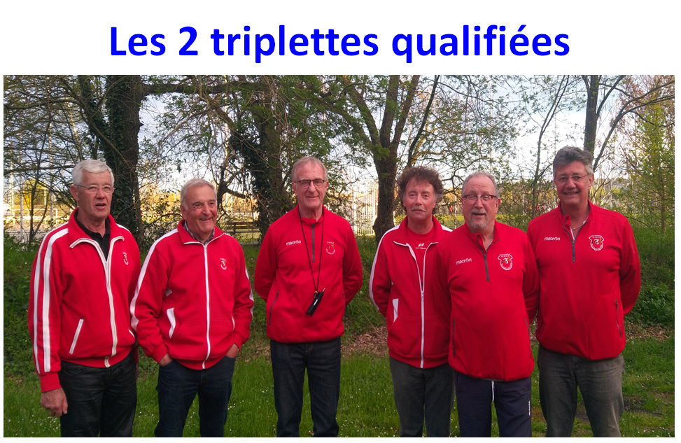 Résultat triplette vétéran 12/04/18
