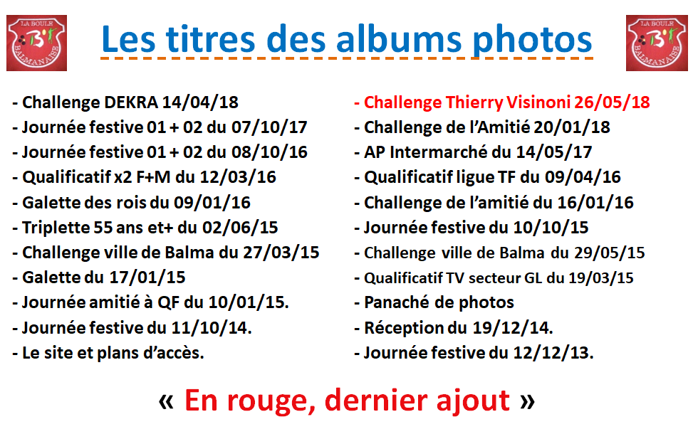 Photos challenge Thierry Visinoni 26/05/18
