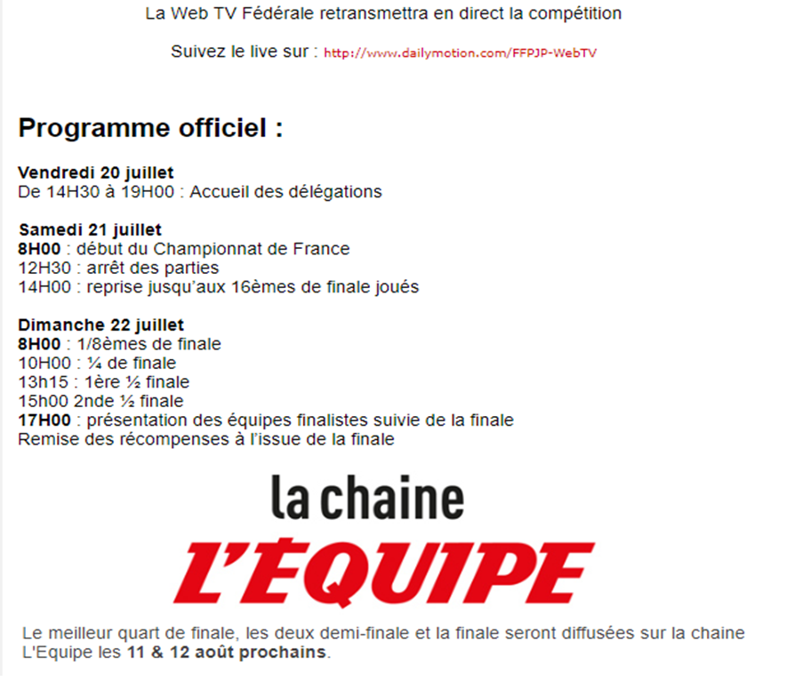 Chpt de France D Mixte 21_22/07/18 Chpt de France D Mixte 21_22/07/18