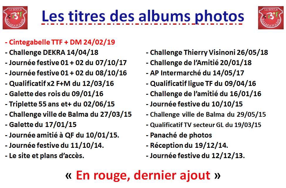 Albums photos 28/02/19 Albums photos 28/02/19