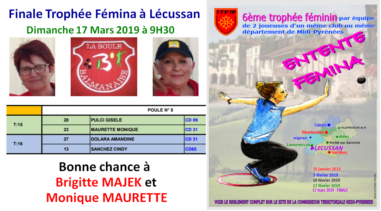 Finale Trophée Fémina 2019 Finale Trophée Fémina 2019
