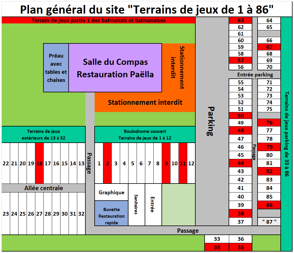 Equipes + Poules Doublette Mixte à Balma 24/03/19 Equipes + Poules Doublette Mixte à Balma 24/03/19