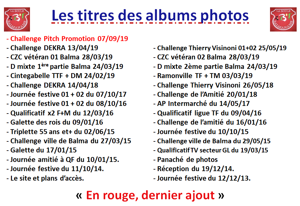 Album photo Challenge Pitch Promotion 07/09/19 Album photo Challenge Pitch Promotion 07/09/19