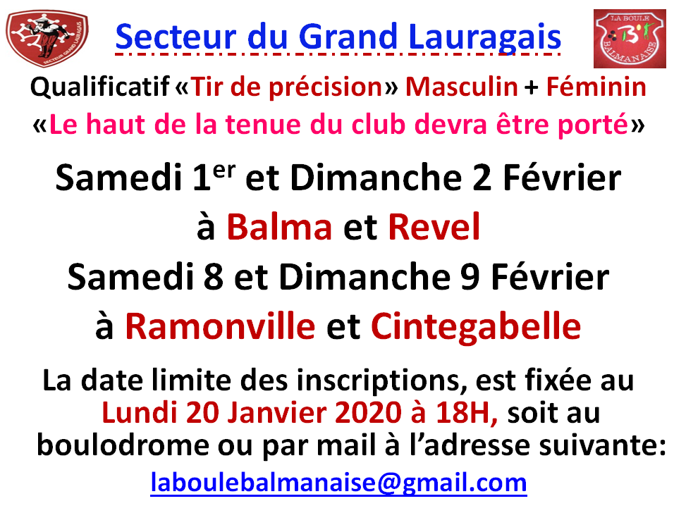 Qualificatif GLS "tir de précision" Qualificatif GLS "tir de précision"