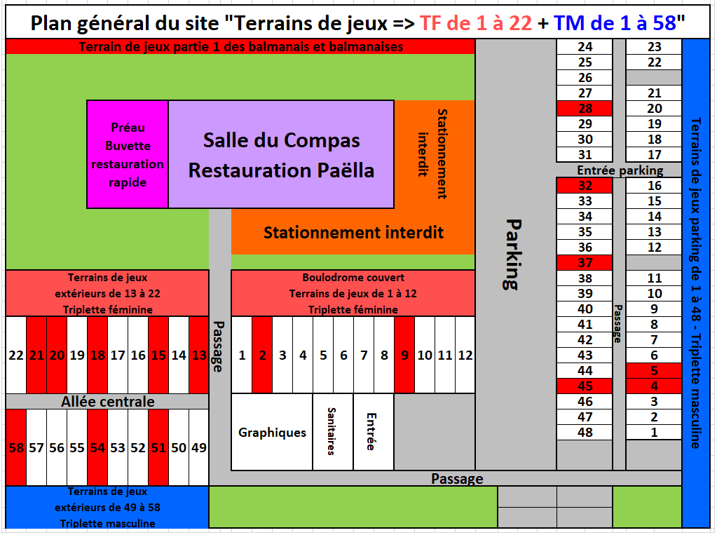 Plan général du site Balma 01/03/2020 Plan général du site Balma 01/03/2020