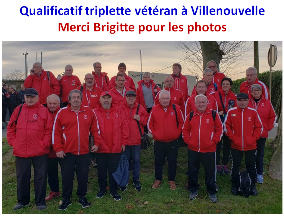 Photos Qualificatif triplette vétéran 12/03/2020