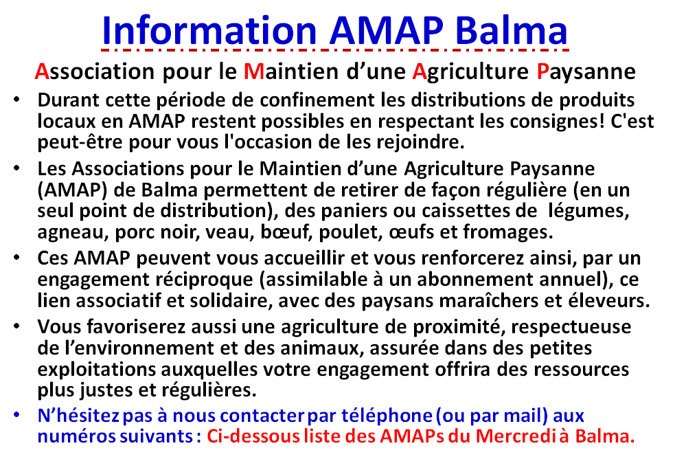 Information 13/04/2020