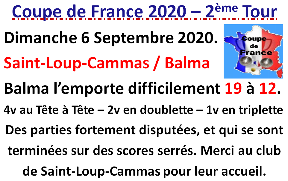 Coupe de France Saint Loup Cammas / Balma Coupe de France Saint Loup Cammas / Balma