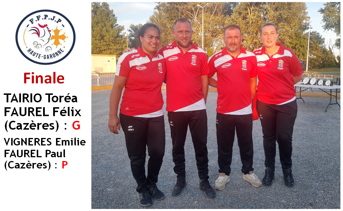 Championnat Doublette mixte Balma 04/07/21