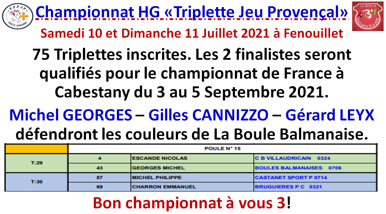 Championnat HG TJP Fenouillet 10_11/07/21