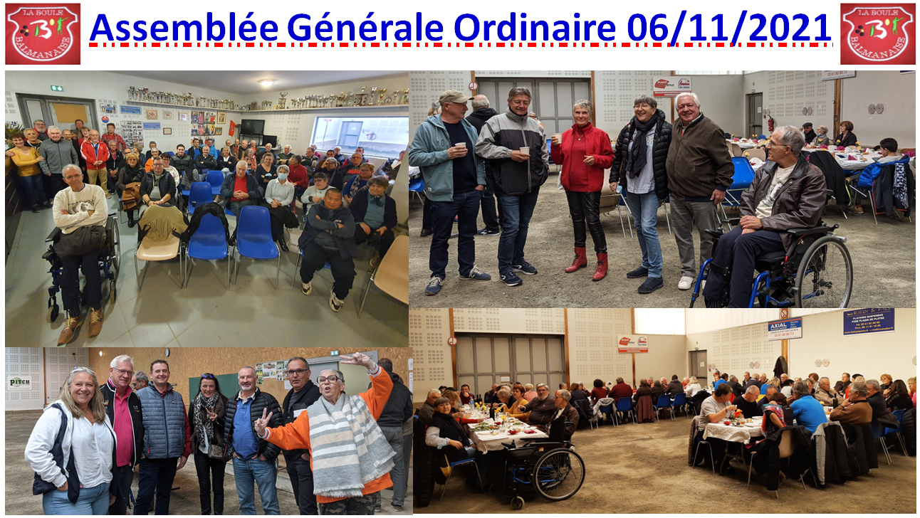 Retour en images AGO 06/11/2021 Retour en images AGO 06/11/2021