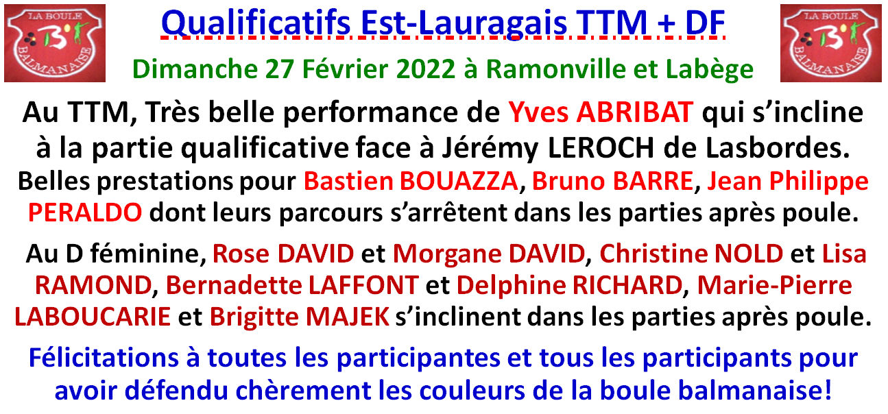 Qualificatifs TTM + DF 27/02/2022 Qualificatifs TTM + DF 27/02/2022