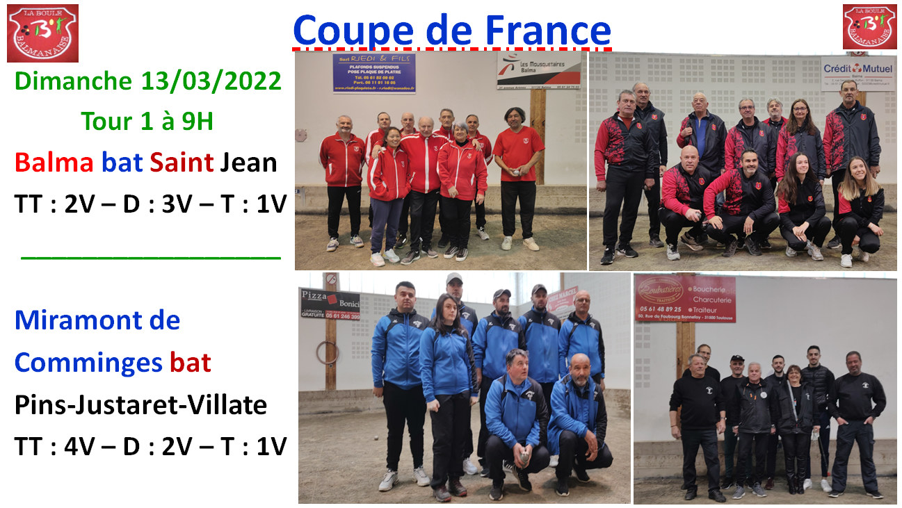 Coupe de France 13/03/22 Coupe de France 13/03/22