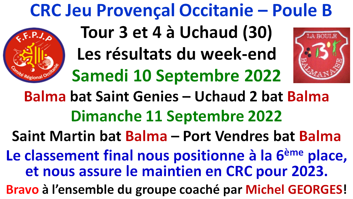 CRC Jeu Provençal Uchaud 10_11/09/22