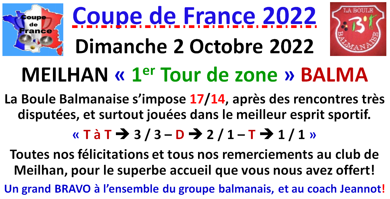Coupe de France 1er tour de zone Coupe de France 1er tour de zone