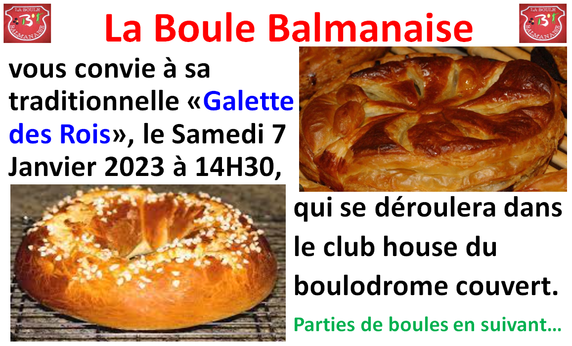 Galette des Rois 07/01/23