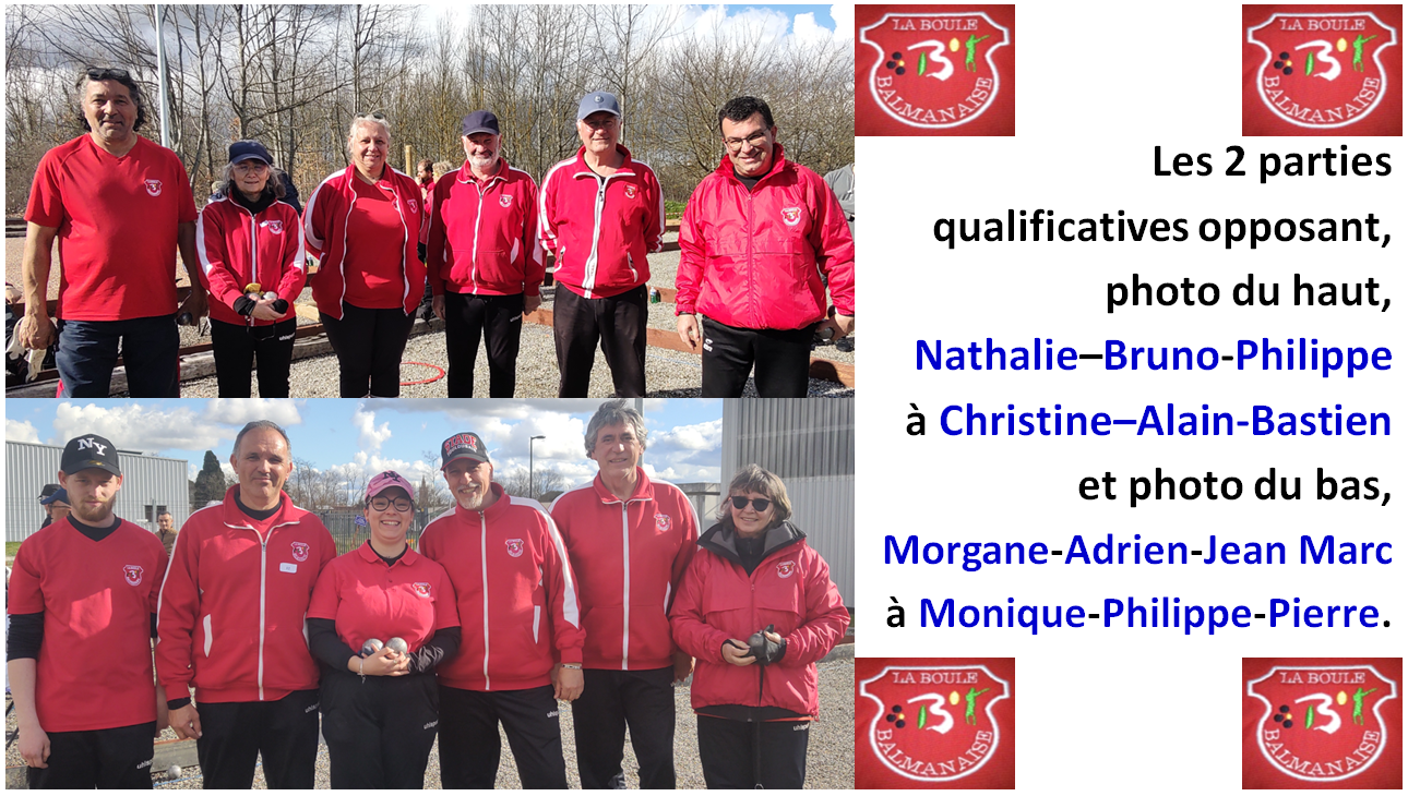 Qualificatif N°2 T Mixte Labège 19/03/23 Qualificatif N°2 T Mixte Labège 19/03/23