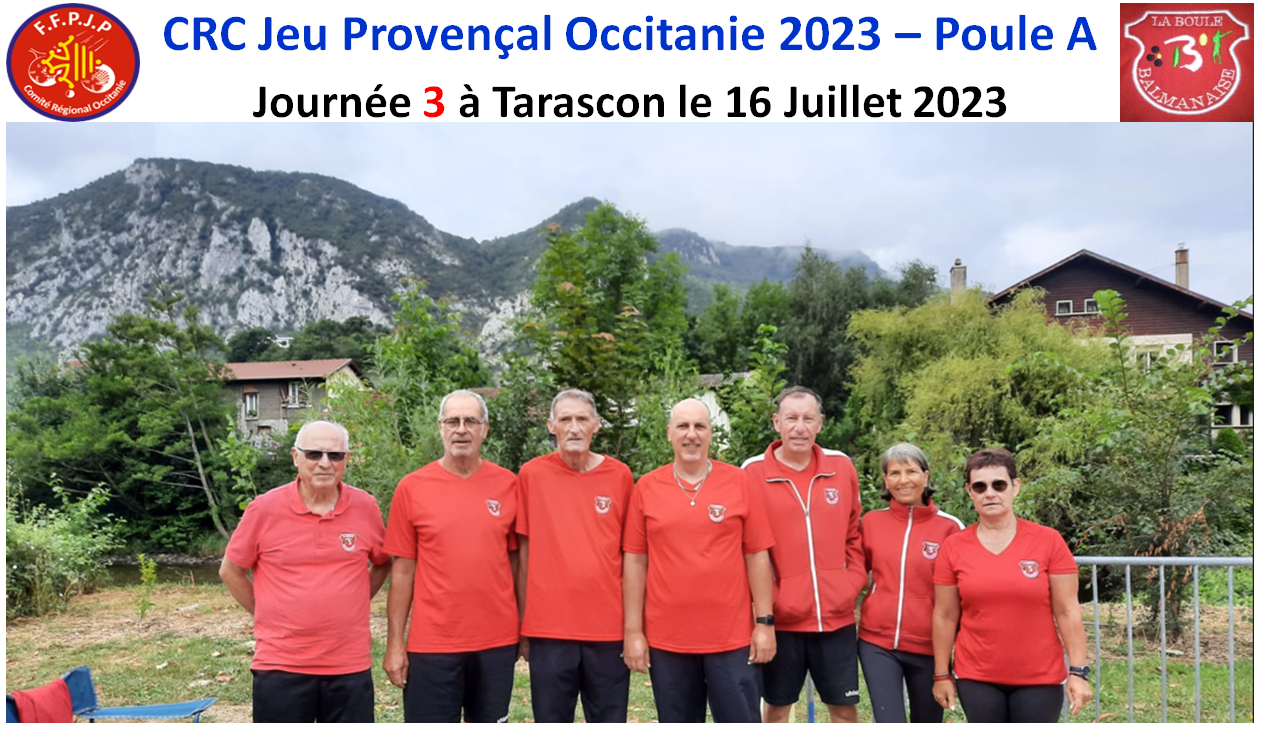 CRC Jeu Provençal Tarascon 16/07/23