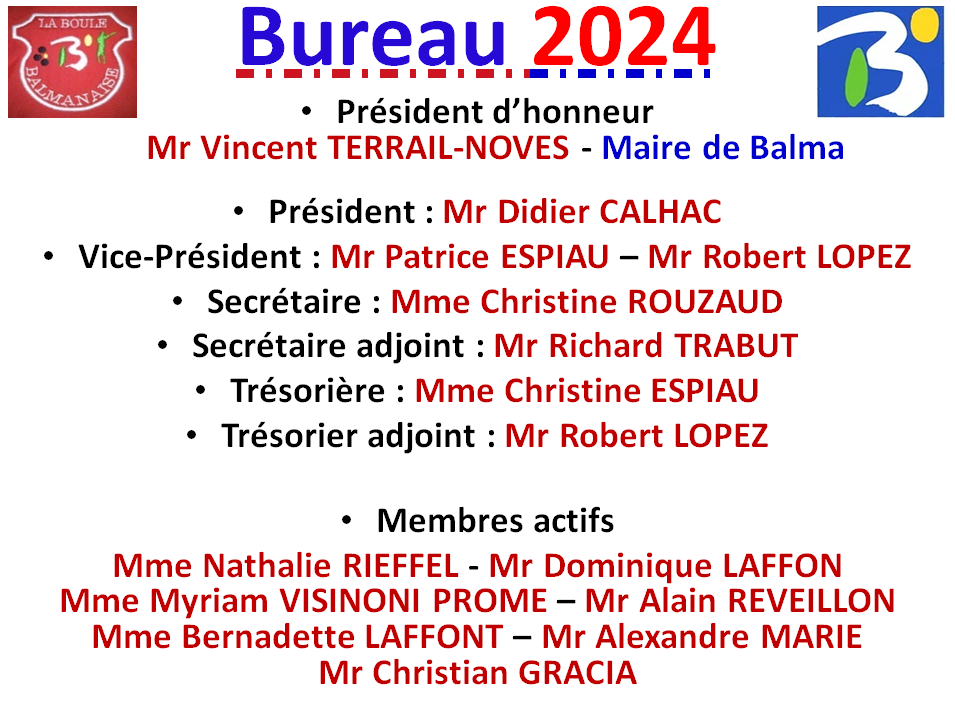 Bureau LBB 2024 Bureau LBB 2024