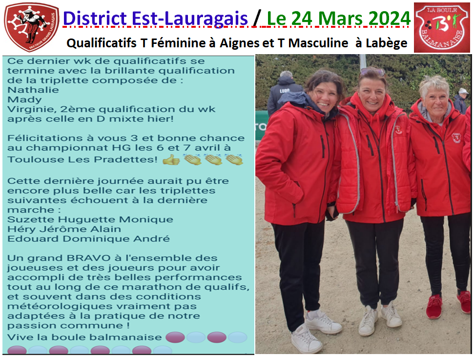 Qualificatifs TSF + TSM 24/03/24 Qualificatifs TSF + TSM 24/03/24