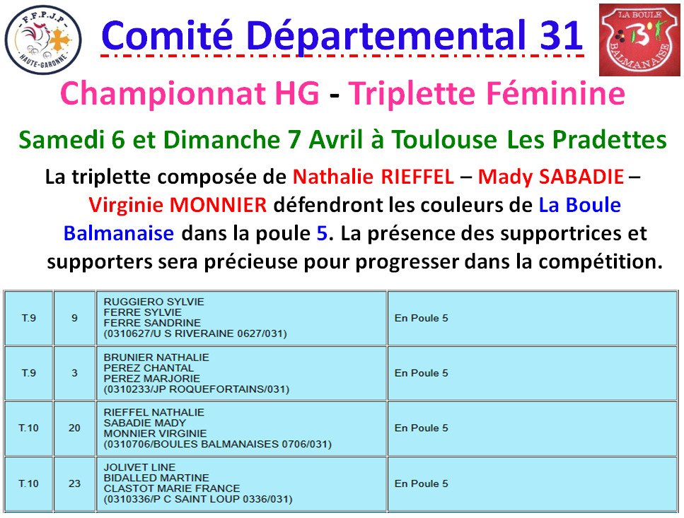 Championnat HG T Féminine 06_07/04/24 Championnat HG T Féminine 06_07/04/24