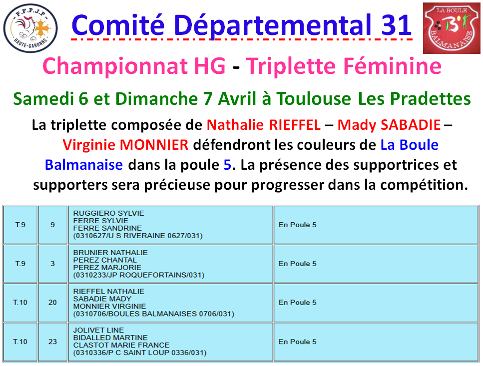 Championnat HG T Féminine 06_07/04/24