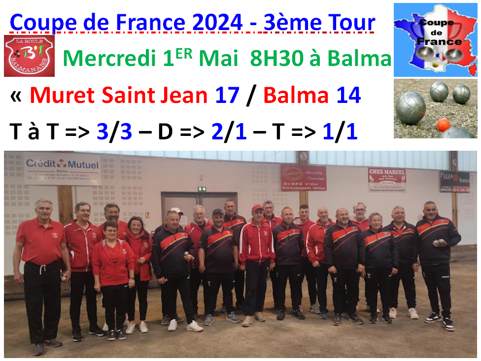 Coupe de France T3 + T4 Balma 01/05/24 Coupe de France T3 + T4 Balma 01/05/24