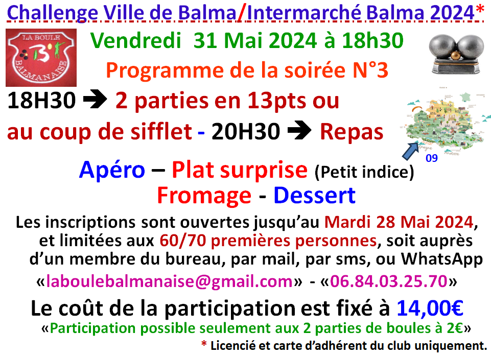 Challenge ville de Balma / Intermarché Balma 2024 Challenge ville de Balma / Intermarché Balma 2024