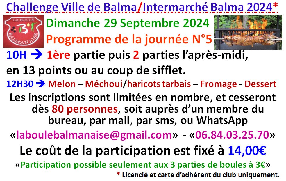 Challenge ville de Balma / Intermarché Balma 2024 Challenge ville de Balma / Intermarché Balma 2024