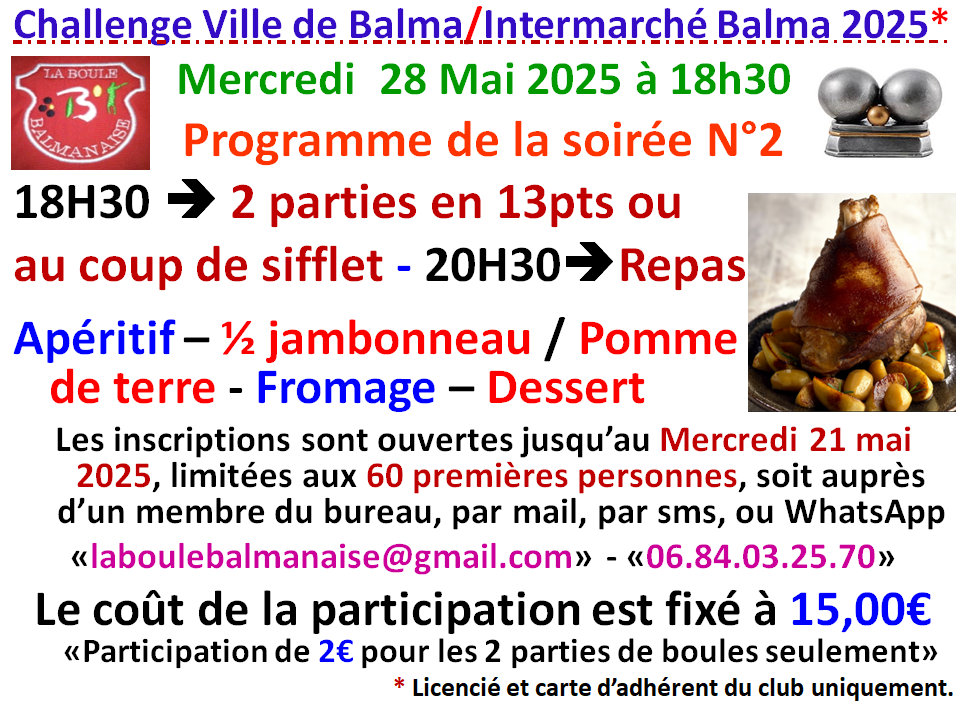 Challenge ville de Balma / Intermarché Balma 28/05/25