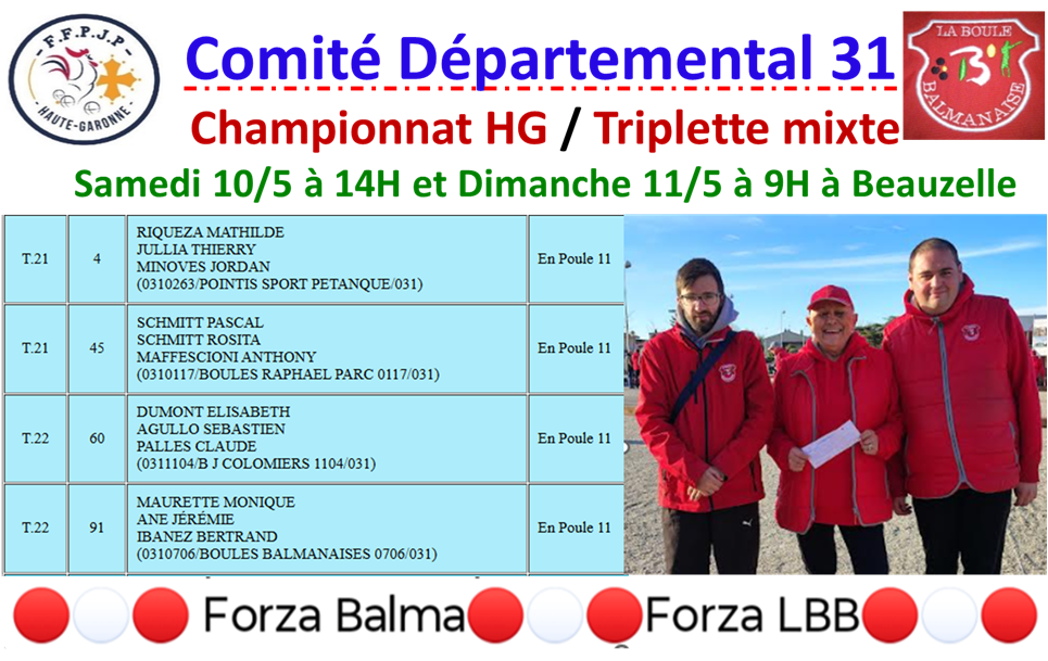 Championnat T mixte à Beauzelle
