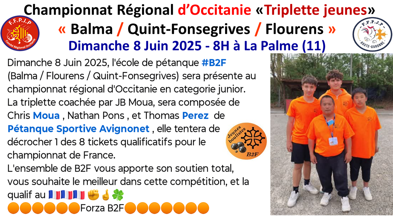 Championnat Régional D'Occitanie à La Palme Championnat Régional D'Occitanie à La Palme